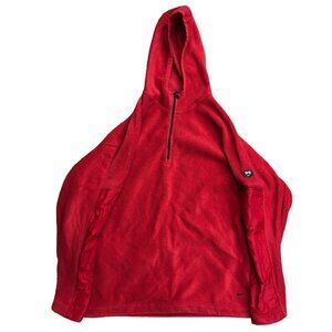 VINTAGE Nike Fleece Hoodie Large Red